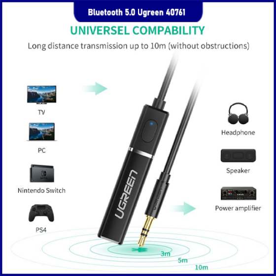 Bộ Phát Âm Thanh Bluetooth 5.0 Ugreen 40761