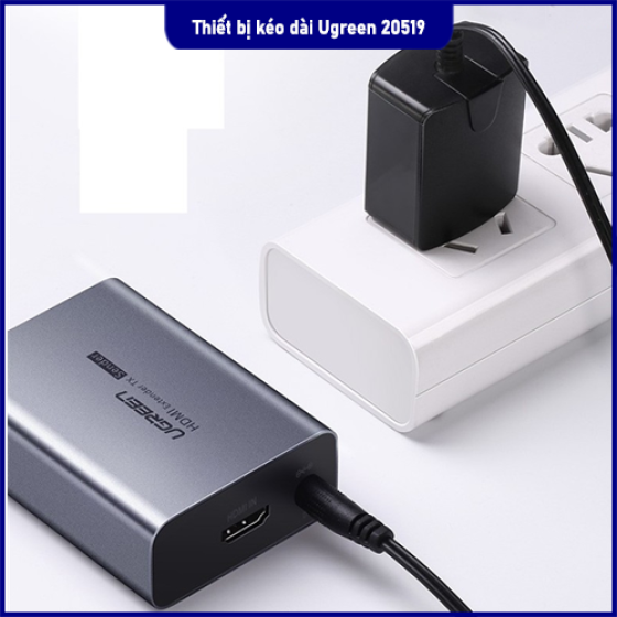 ⚙️ Thiết bị kéo dài HDMI 70m qua cáp LAN Cat5/6 Ugreen 20519 – Truyền tín hiệu xa, ổn định, không suy hao