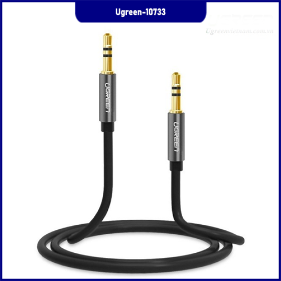 Dây Audio 3.5mm Ugreen 10733 Dài 1M Cao Cấp - Chất Lượng Âm Thanh Hi-Fi