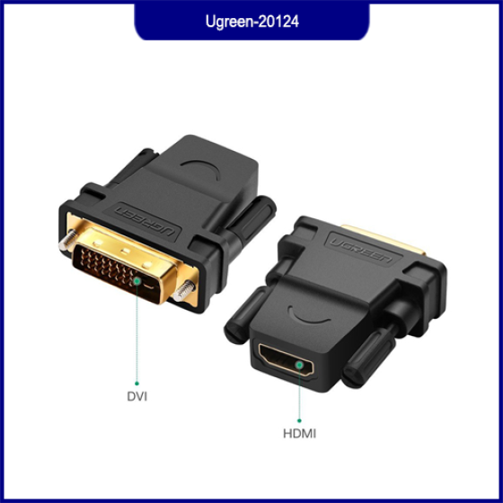 Đầu Chuyển Đổi HDMI Sang DVI Ugreen 20124 Chính Hãng, Kết Nối Ổn Định