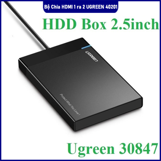 💽 Box 2.5″ SATA HDD/SSD Ugreen 30847 – Giải pháp lưu trữ linh hoạt, tốc độ cao USB 3.0