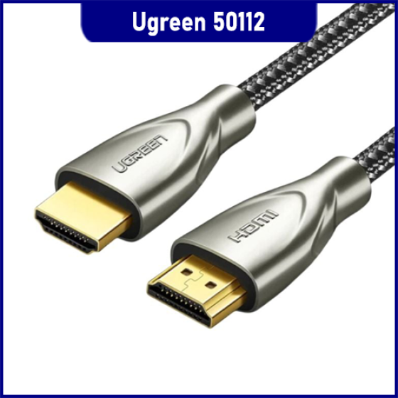 Cáp HDMI 2.0 Ugreen 50112 (10m) 4K@60Hz Cao Cấp - Sợi Carbon