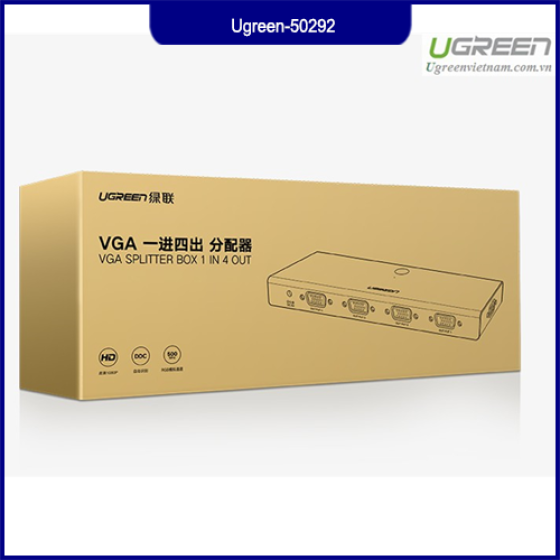 Bộ Chia VGA 1 Vào 4 Ra Cao Cấp Ugreen 50292 Chính Hãng