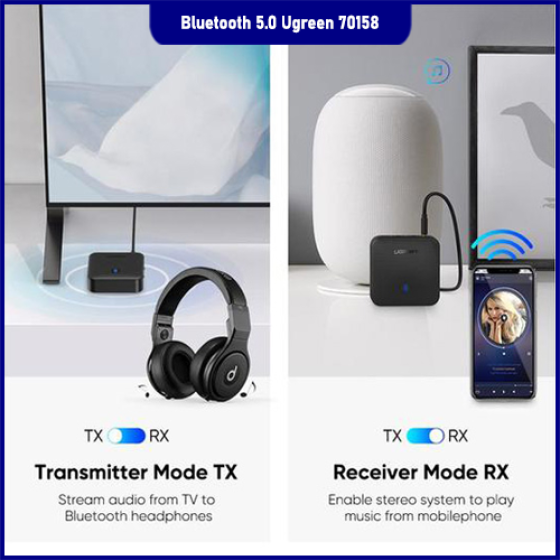 Bộ Thu Phát Bluetooth 5.0 Ugreen 70158