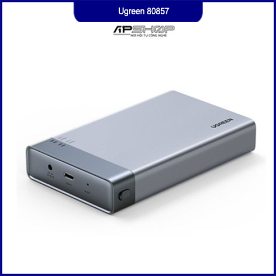 Box Ổ Cứng 2.5 Dual Ugreen 80857 USB-C 3.1 Gen 2 | Hỗ trợ 2 SSD 6TB