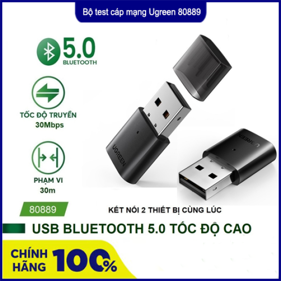 USB Bluetooth 5.0 Ugreen 80889 CM390 Chính Hãng