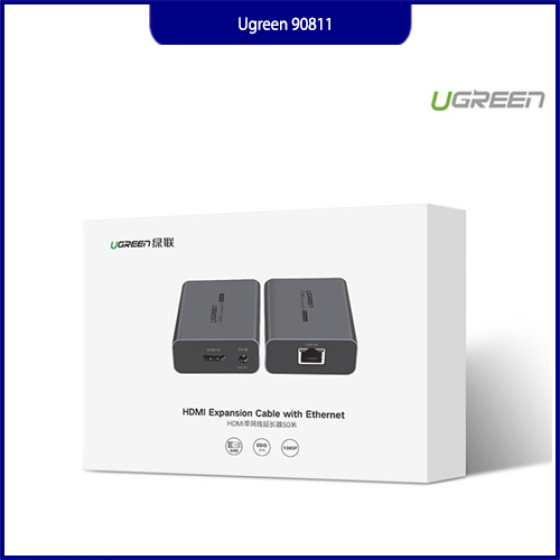 Bộ Chuyển HDMI Qua Cáp Mạng 50M Ugreen 90811 | Full HD 1080P@60Hz Chính Hãng