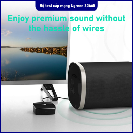 Thiết bị nhận Bluetooth 5.3 Ugreen 30445 – Âm thanh cao cấp, kết nối siêu ổn định