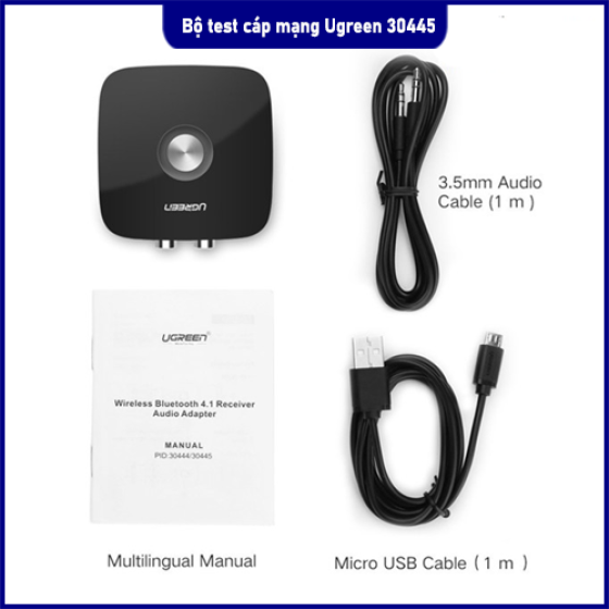 Thiết bị nhận Bluetooth 5.3 Ugreen 30445 – Âm thanh cao cấp, kết nối siêu ổn định