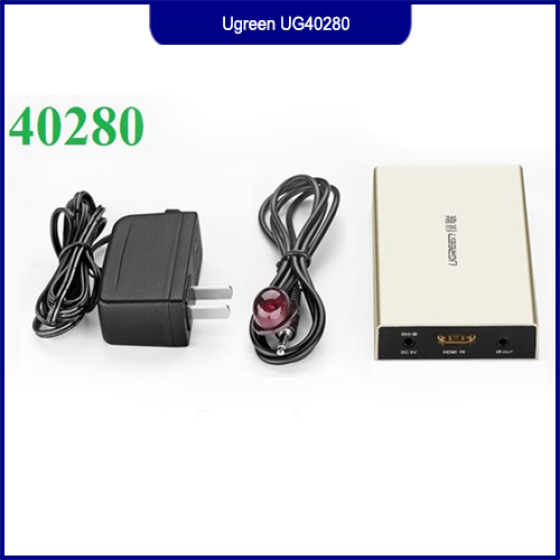 Bộ Kéo Dài HDMI 120M Qua Cáp Mạng Cat5e/6 Ugreen UG40280 Có IR Control