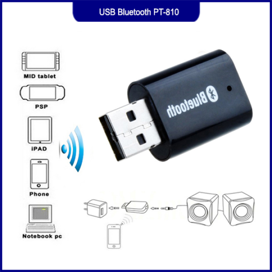 USB Bluetooth PT-810 – Biến Loa Thường Thành Loa Bluetooth 2.0