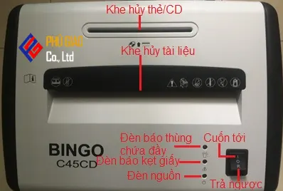 Mặt Nạ Máy Hủy Giấy BINGO C45CD